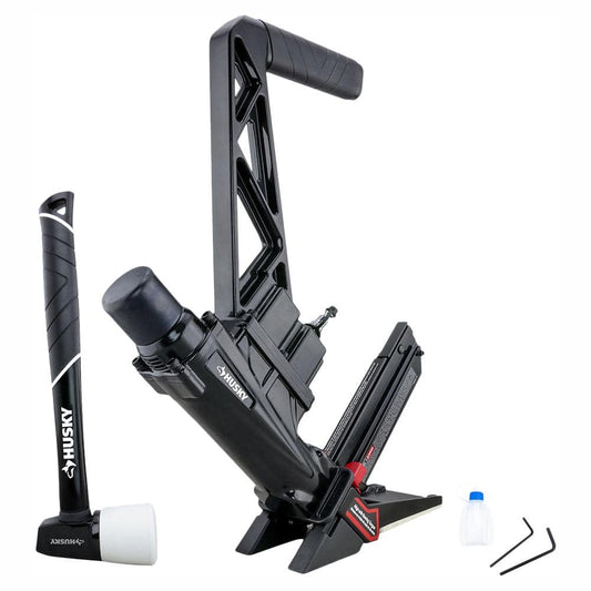 Pneumatic 3-in-1 Flooring Nailer and Stapler
