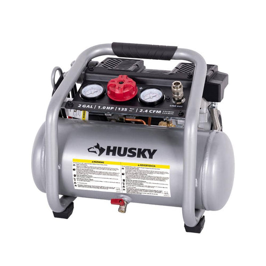 Husky 2 gal. Portable Quiet Air Compressor
