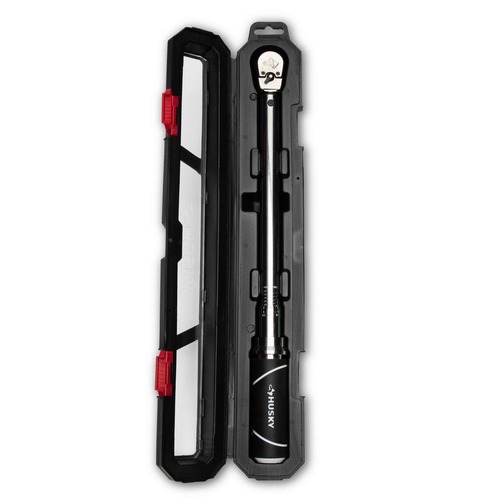 Husky 3/8 in. Drive Torque Wrench, 20-100 ft./lbs.