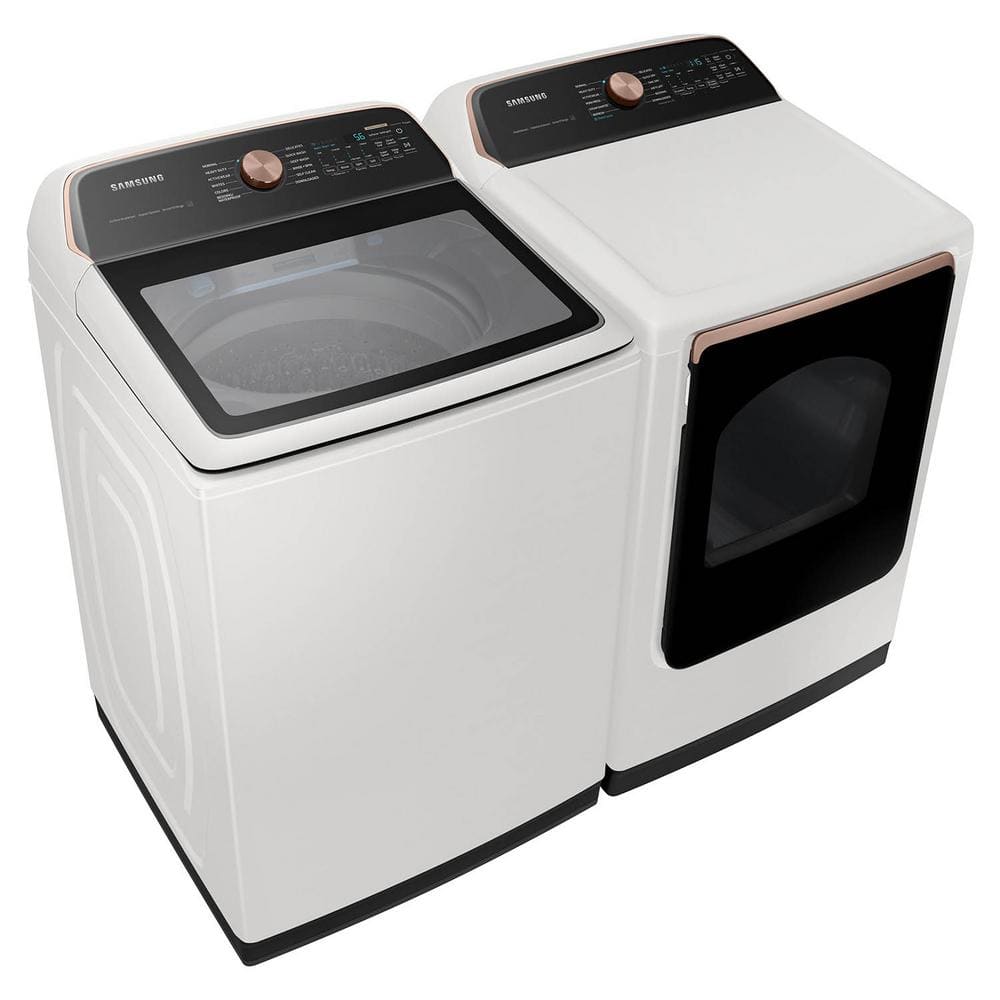 7.4 cu ft Dryer with Steam Sanitize+ Ivory