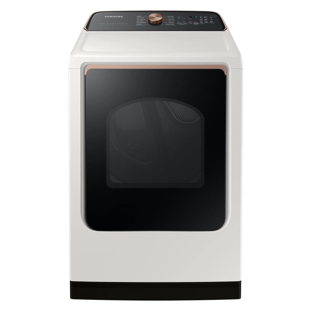 7.4 cu ft Dryer with Steam Sanitize+ Ivory
