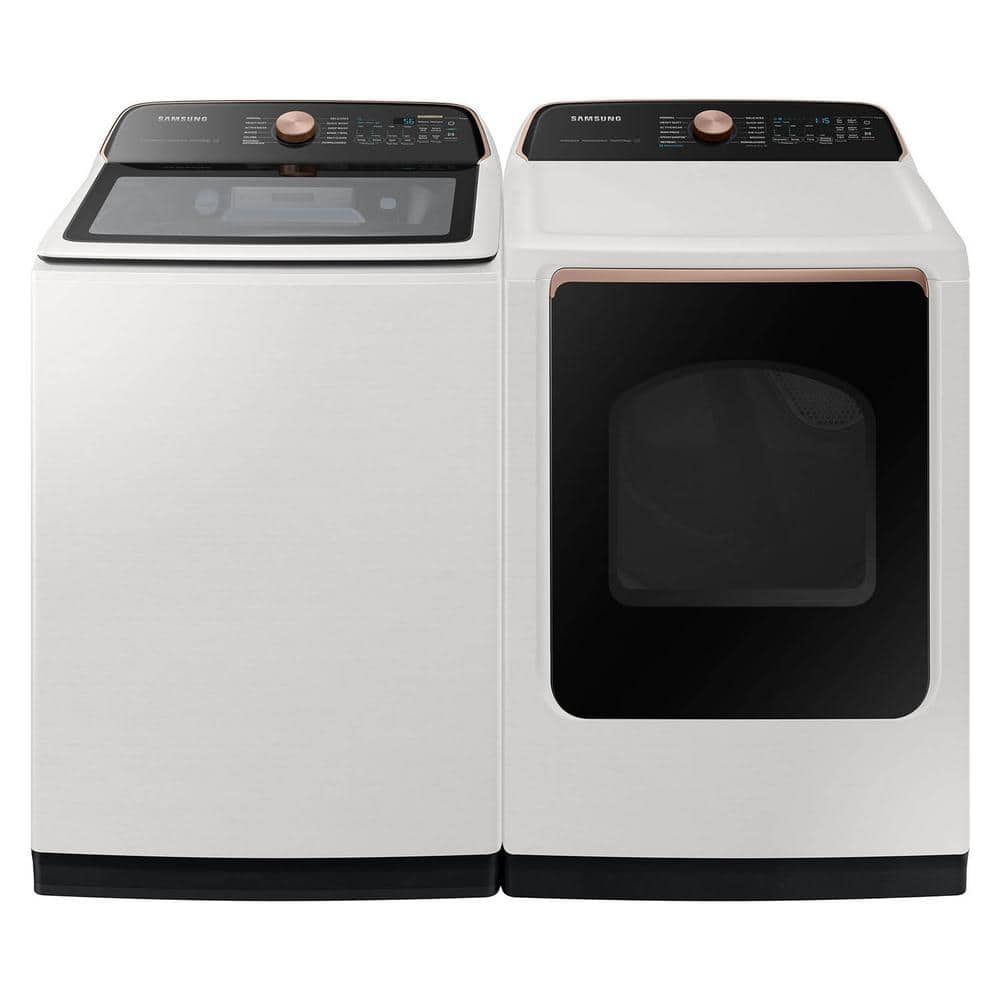 7.4 cu ft Dryer with Steam Sanitize+ Ivory