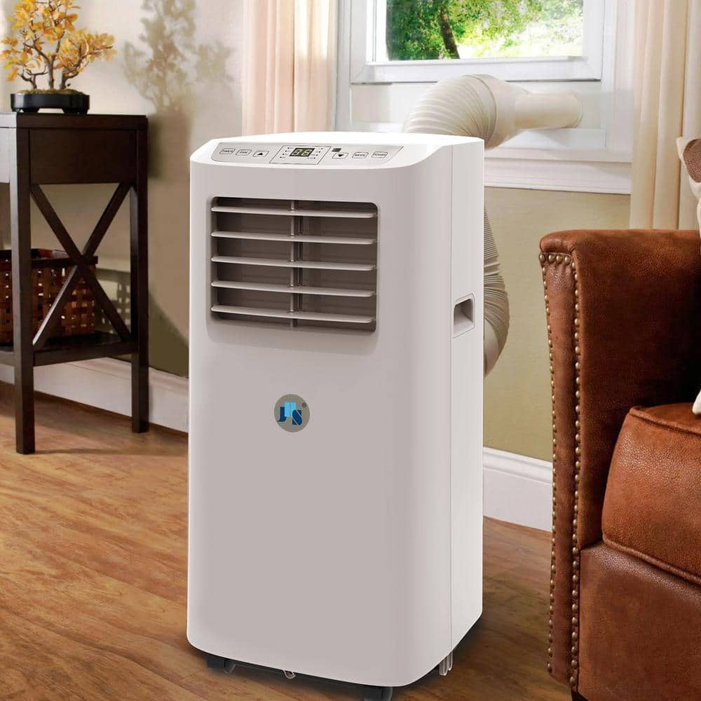 8,000 BTU Portable AC Cools 170 Sq. Ft., White