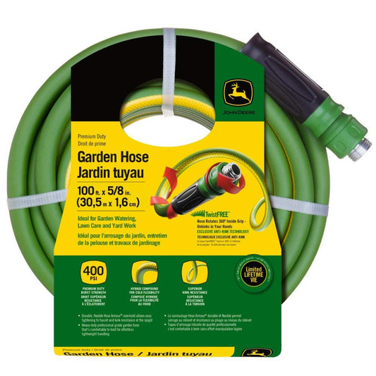 John Deere 5/8" x 100' Heavy Duty Water Hose