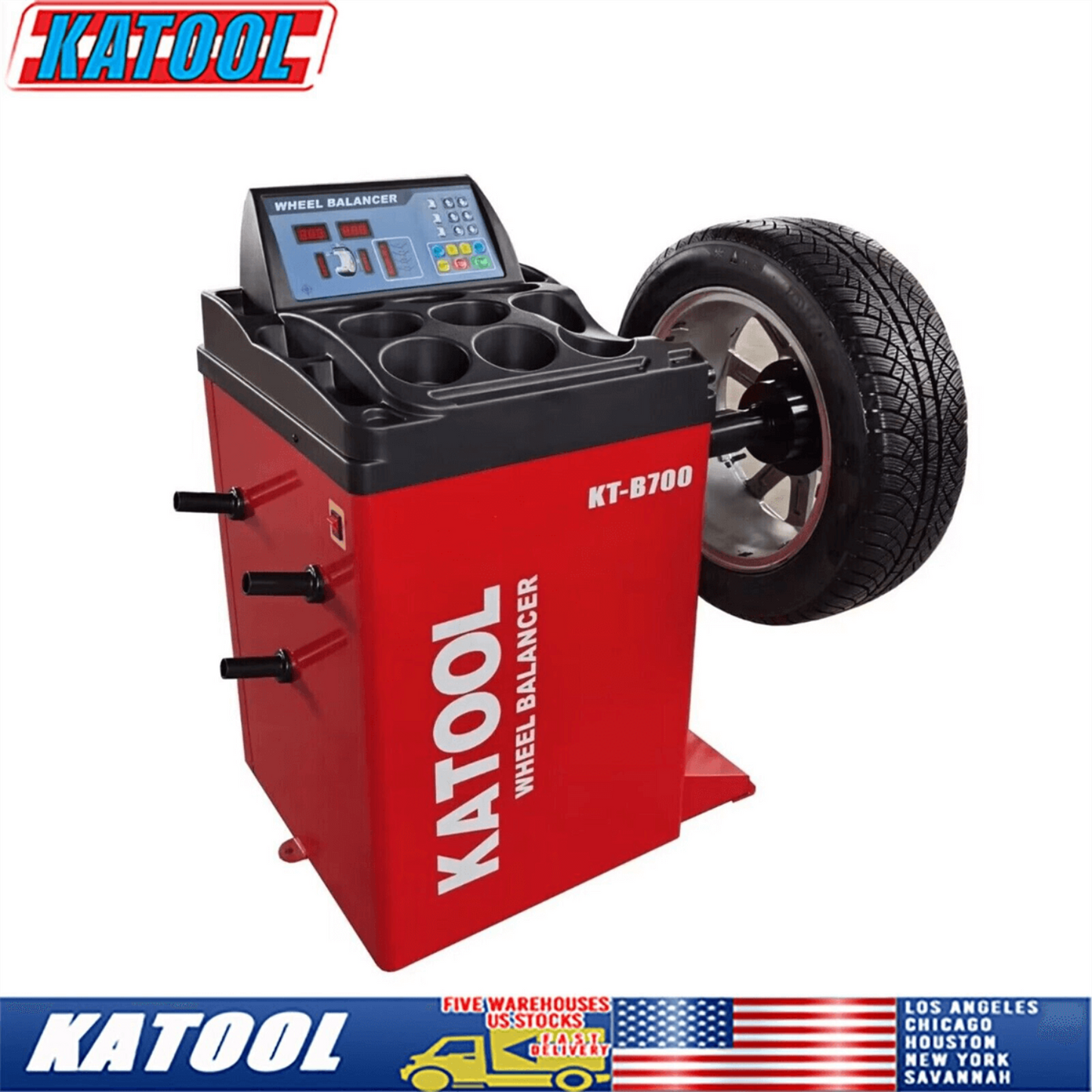 Katool KT-T810 Tire Changer & KT-B700 Wheel Balancer Combo