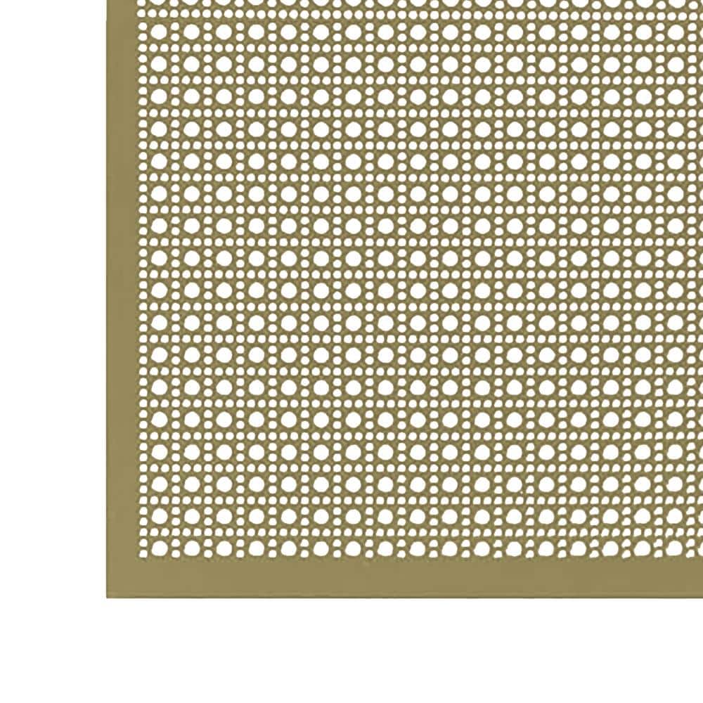 24 in. x 36 in. Lincane Aluminum Sheet Brass
