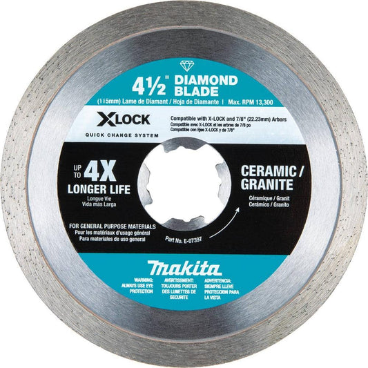 X-LOCK 4.5in. Rim Blade for Ceramic/Granite