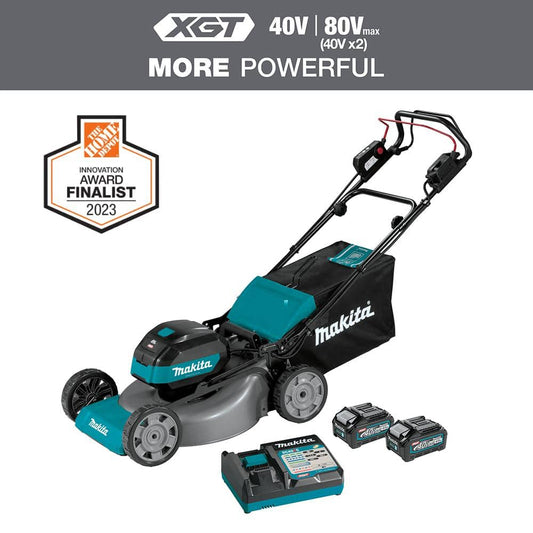 Makita 40V XGT 21" Self-Propelled Lawn Mower Kit