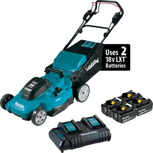 18V X2 36V LXT Cordless 21in. Lawn Mower w/4Batt
