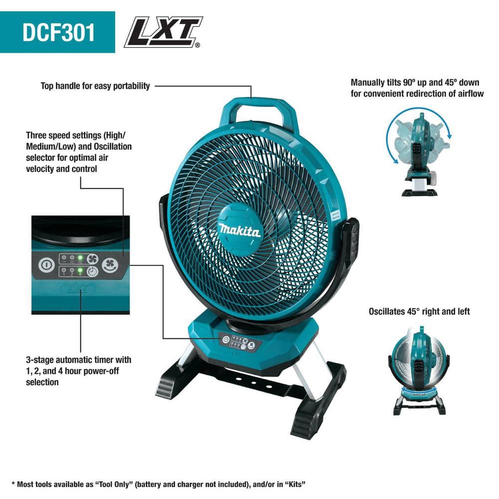 18V LXT 13" Cordless Fan - Tool Only