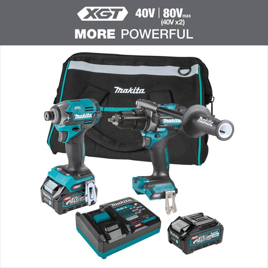 40V XGT Brushless Cordless Combo Kit 2.5Ah/4.0Ah