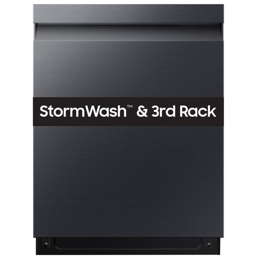Samsung - Smart 46 dBA Dishwasher StormWash Matte Black