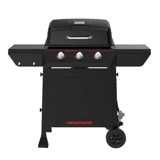 3-Burner Propane Gas Grill in Black