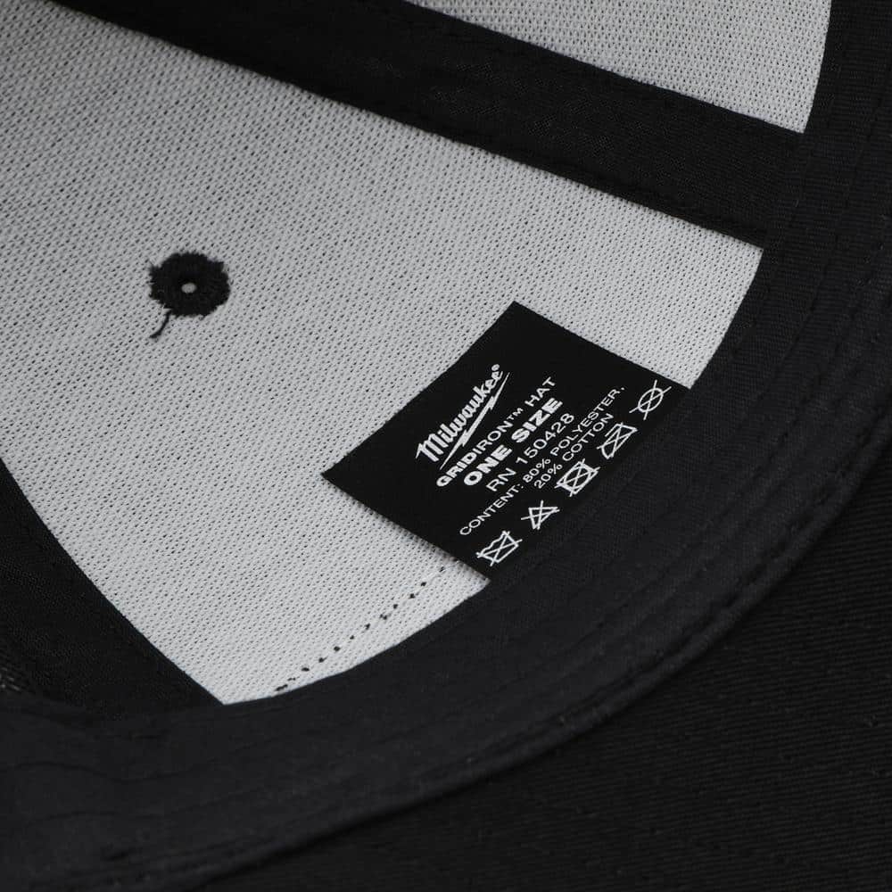 Gridiron Black Adjustable Fit Trucker Hat