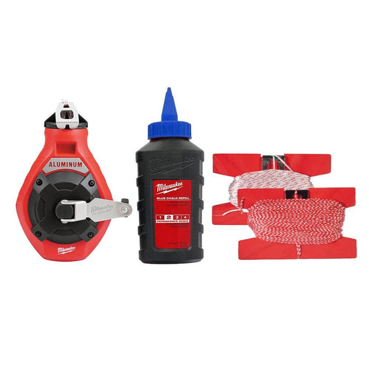 100 ft. Aluminum Chalk Reel Kit with Chalk
