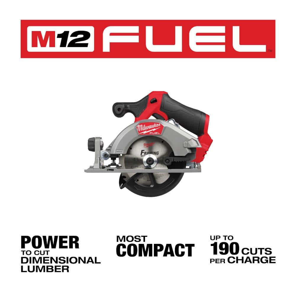 Milwaukee M12 Fuel 12V 5-3/8" Cordless Saw