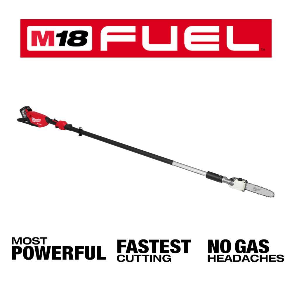 Milwaukee M18 FUEL 10 in. Cordless Pole Saw Kit w/Battery