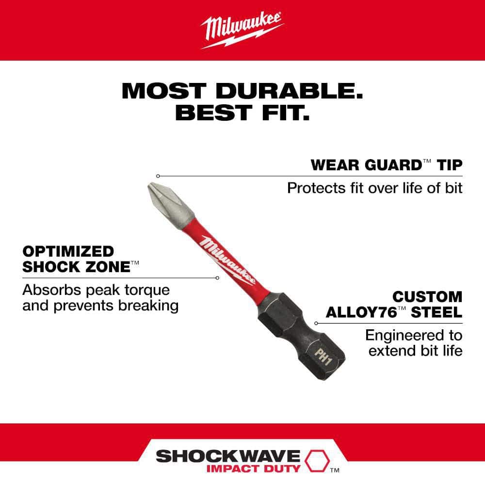 Milwaukee SHOCKWAVE Impact-Duty Screw Set