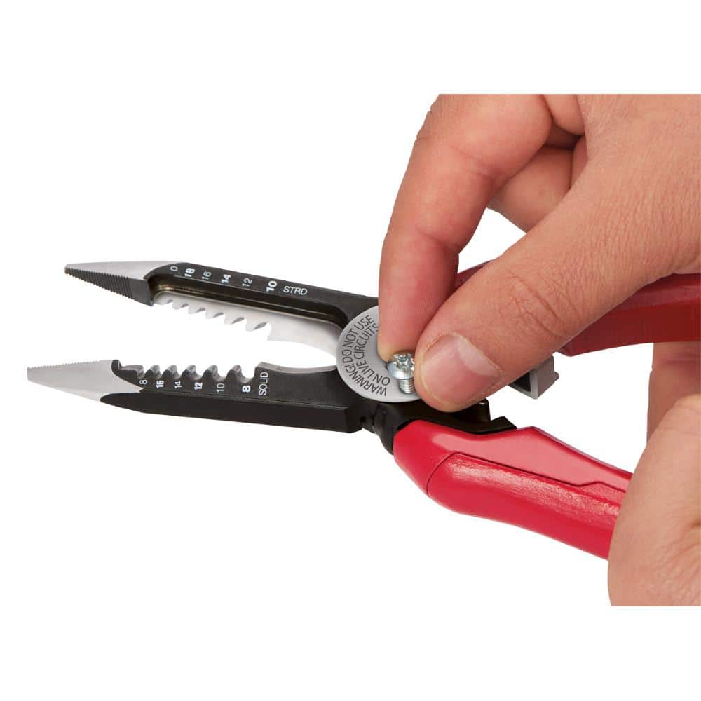 7.75 in. Electricians 6-in-1 Wire Strippers