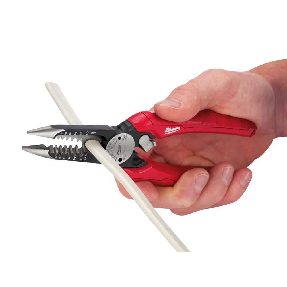 7.75 in. Electricians 6-in-1 Wire Strippers