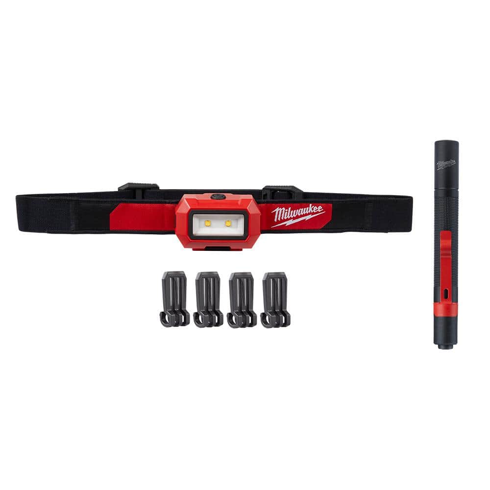 350-Lumen Headlamp & 100-Lumen Pen Light