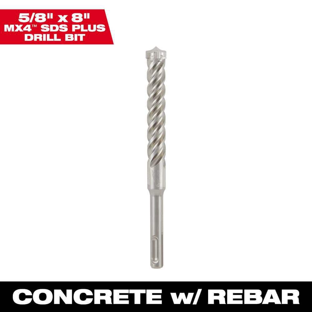 5/8 in. x 8 in. SDS-Plus Carbide Drill Bit