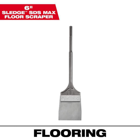 6 in. SDS-MAX SLEDGE Steel Floor Scraper Bit
