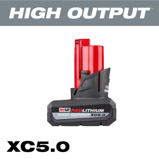 Milwaukee M12 12V XC 5.0 Ah Battery Pack