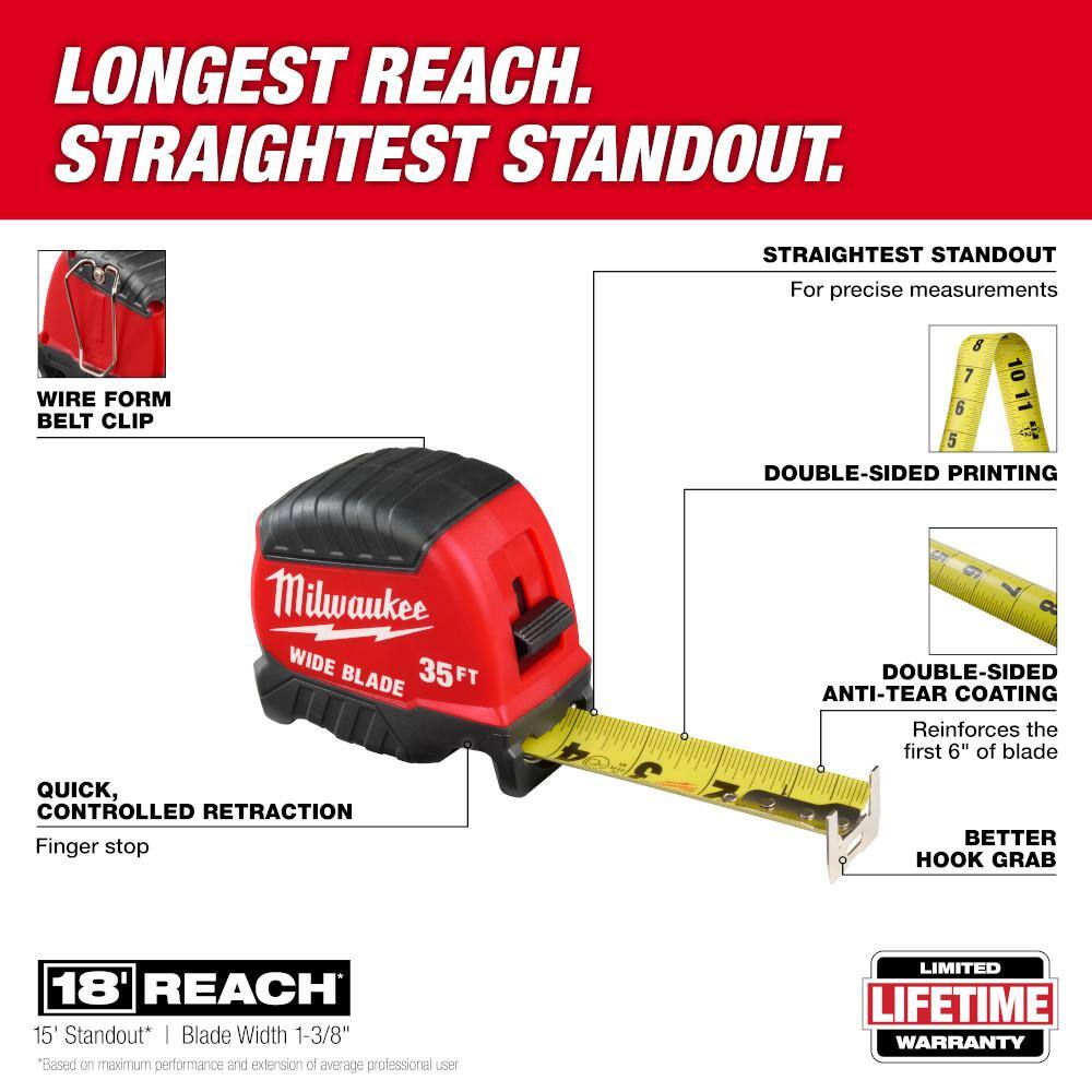 35ft Wide Blade Tape Measure