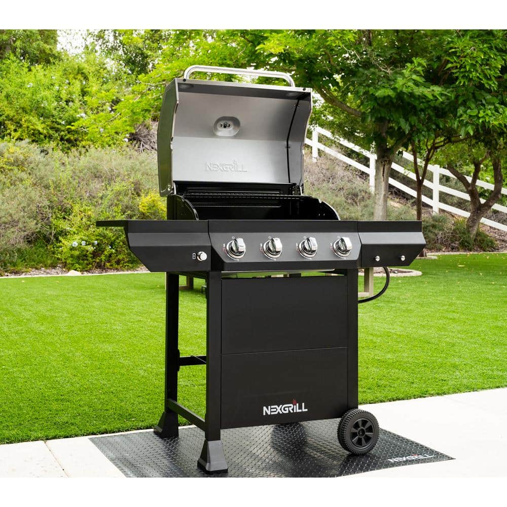 Nexgrill 4-Burner Propane Gas Grill, Black