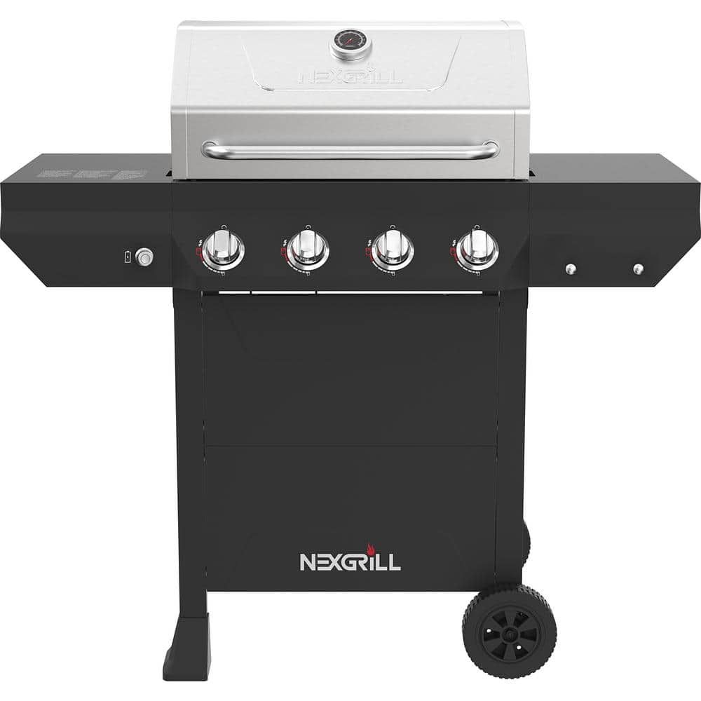 Nexgrill 4-Burner Propane Gas Grill, Black