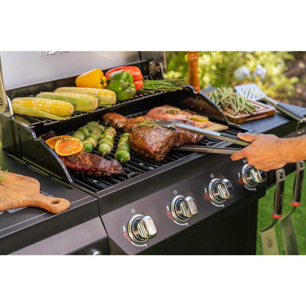 Nexgrill 4-Burner Propane Gas Grill, Black
