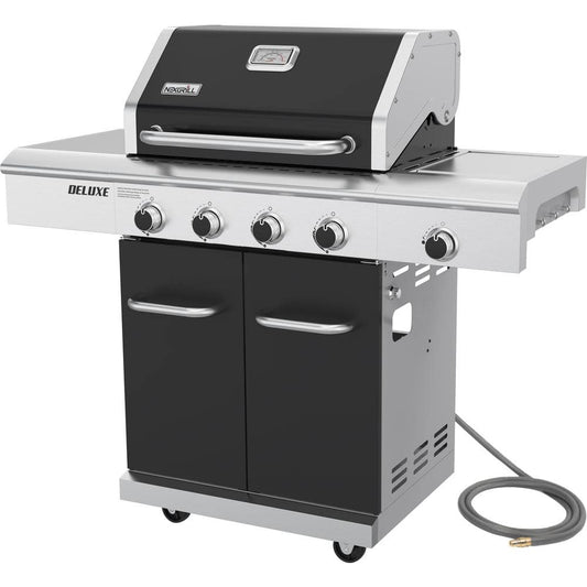 Deluxe 4-Burner Dual Fuel Grill with Griddle