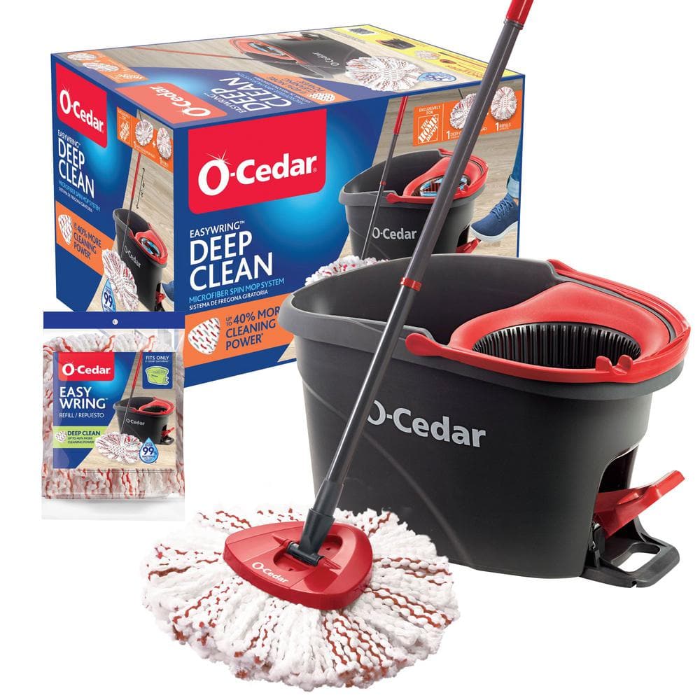 O-Cedar EasyWring Deep Clean Spin Mop System