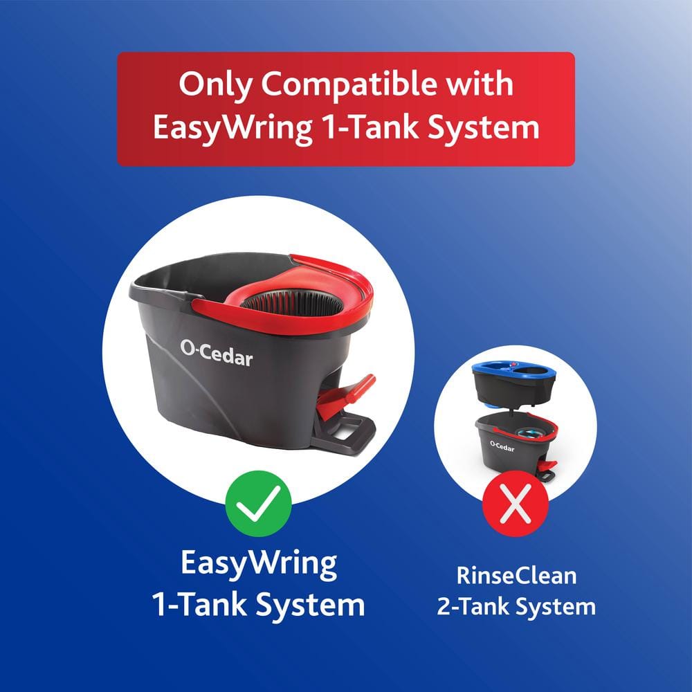 O-Cedar EasyWring Deep Clean Spin Mop System