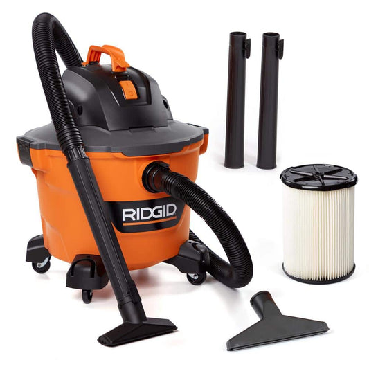 RIDGID 9 Gal Wet Dry Vac with Accessories