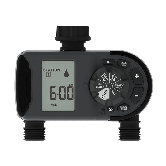 2-Outlet Hose Faucet Timer