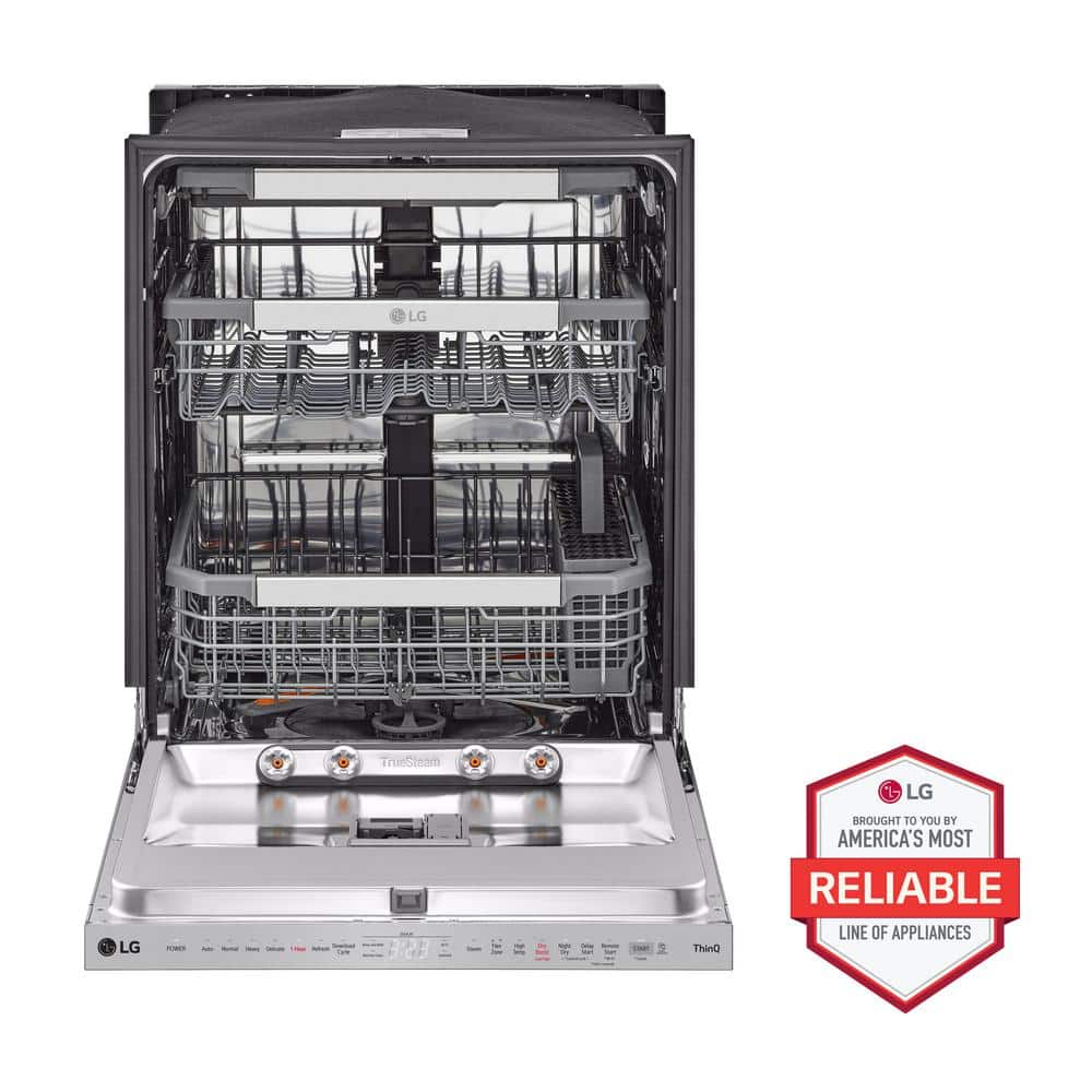 24 in. PrintProof SS Smart Dishwasher