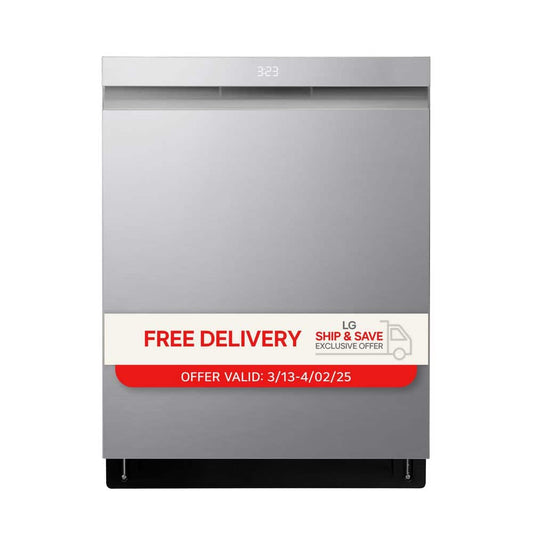 23.75 in. Stainless Steel Smart Dishwasher