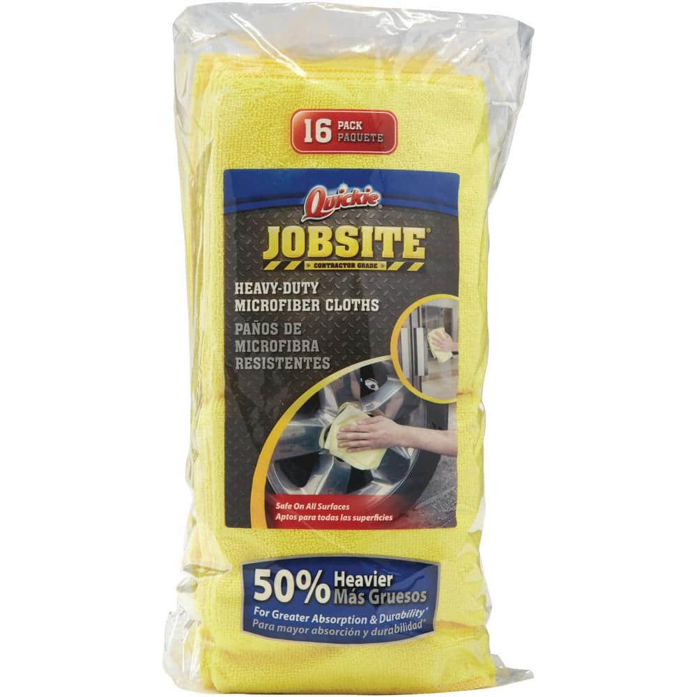 Jobsite Heavy-Duty Microfiber Cloth (16-Pack)