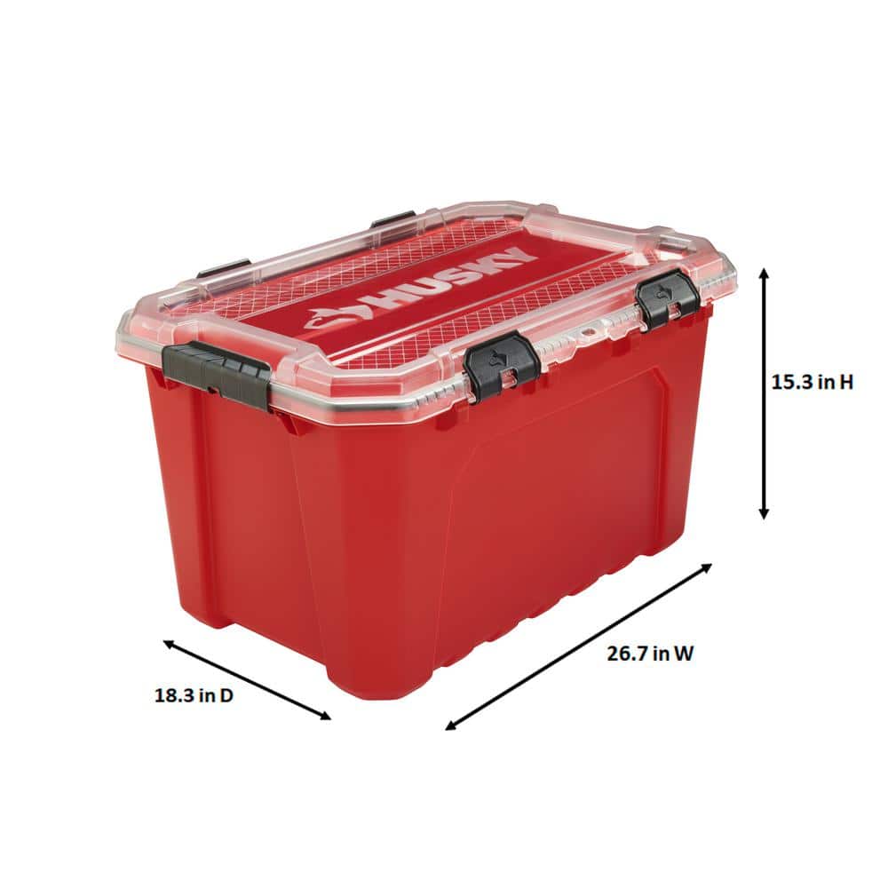 Husky 20-Gal. Stackable Storage Container
