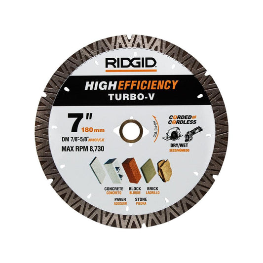 7 In. Turbo Rim Blade for Masonry Cutting