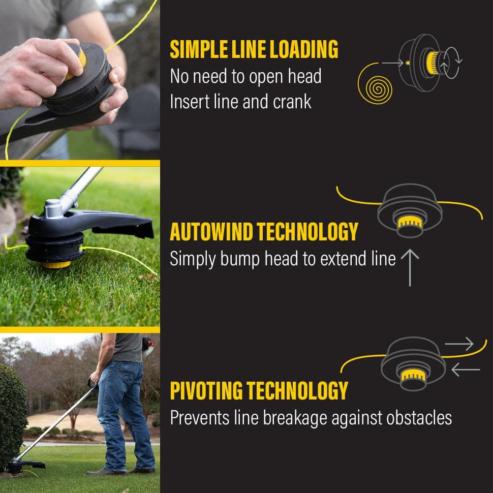 Pivotrim Autowinder Head for Trimmers