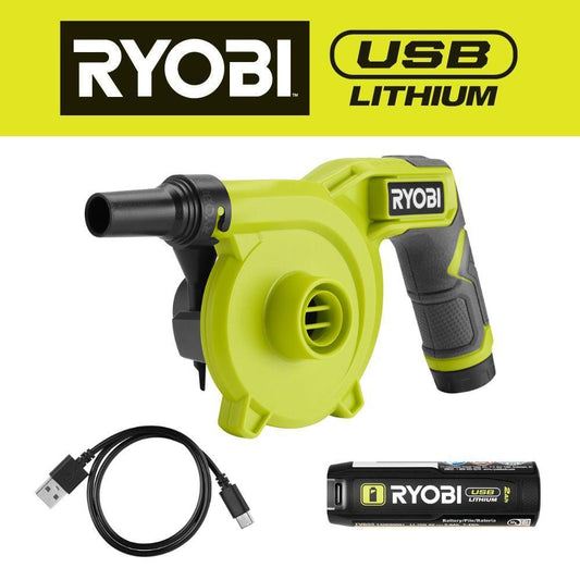 USB Lithium Cordless Inflator Kit with Battery