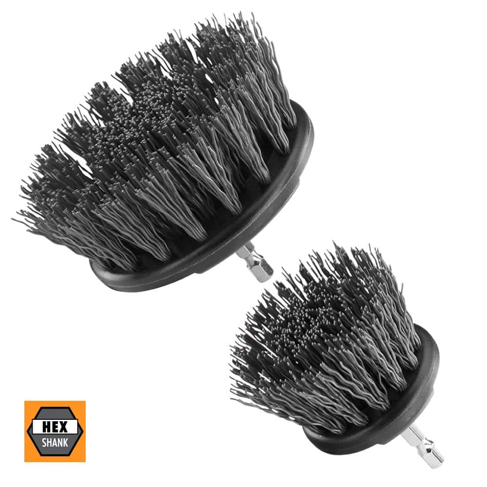 Hard Bristle Brush Cleaning Kit (2-Piece)