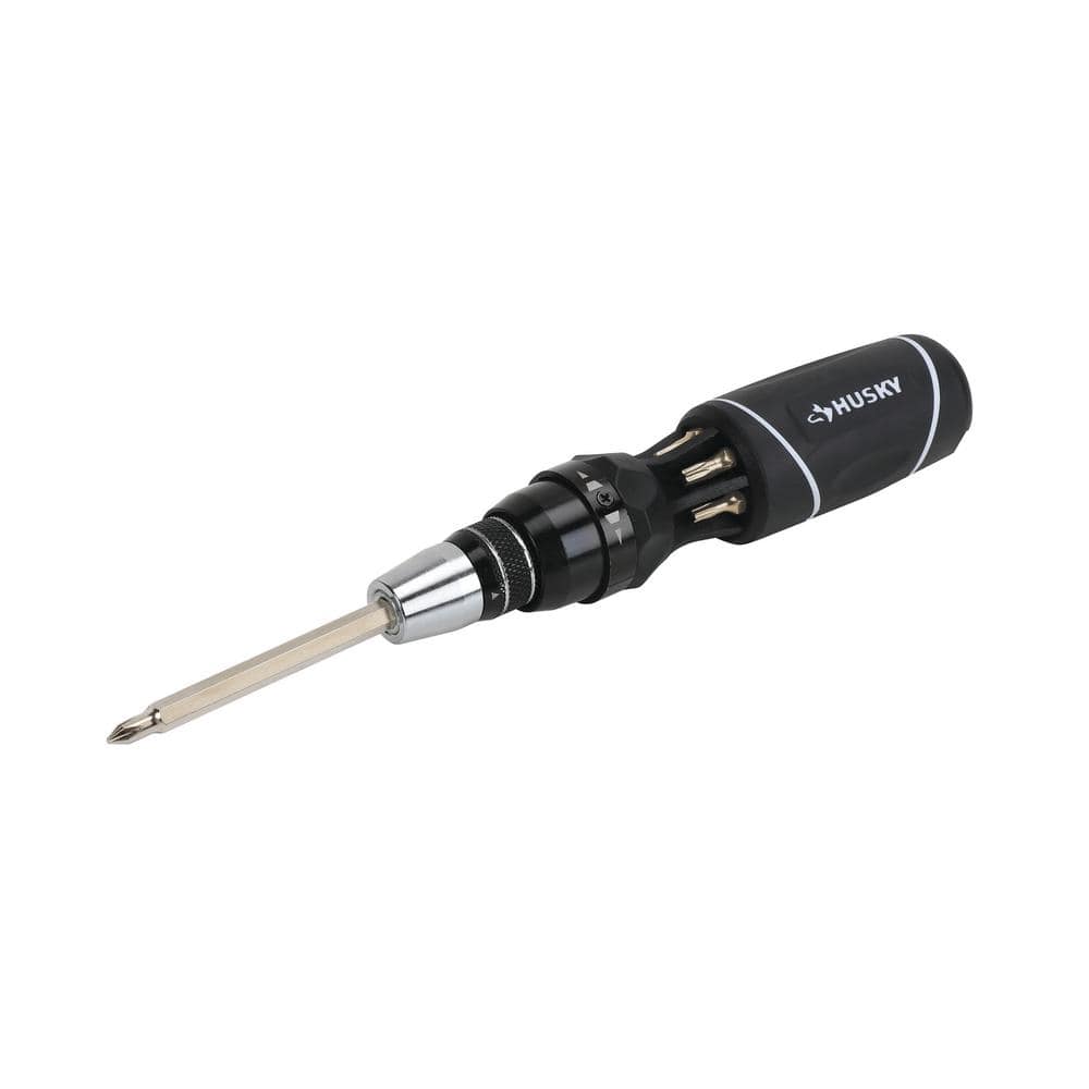 Husky 12 in 1 Quick Load Ratcheting Screwdriver