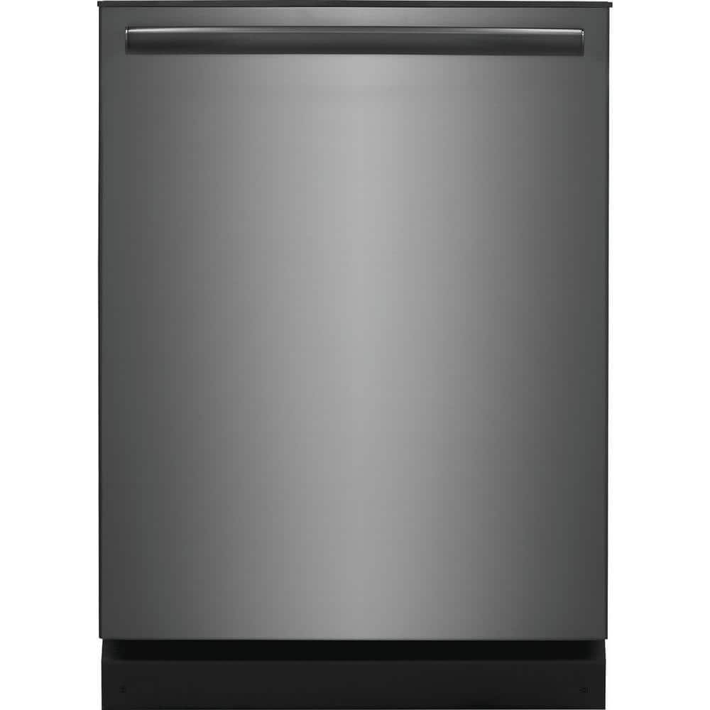 24 in. Black Stainless Steel Built-In Dishwasher
