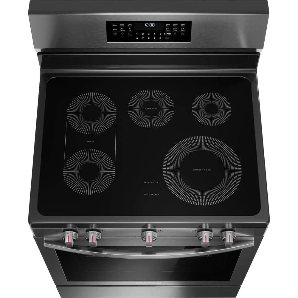 Frigidaire Gallery 30" Freestanding Electric Range, Black SS