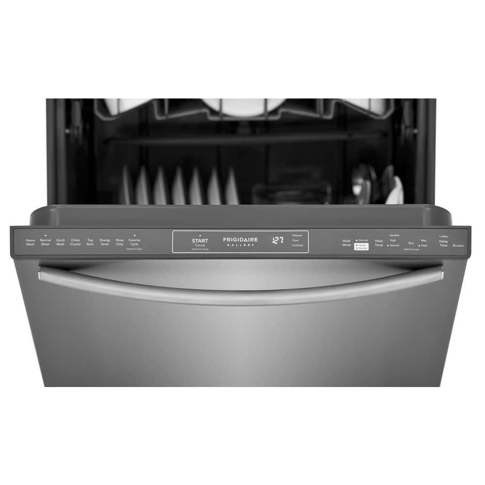 Frigidaire 24" Top Control Dishwasher, Stainless Steel