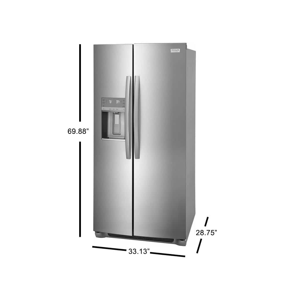 22.3 cu. ft. 33 in. Side Refrigerator